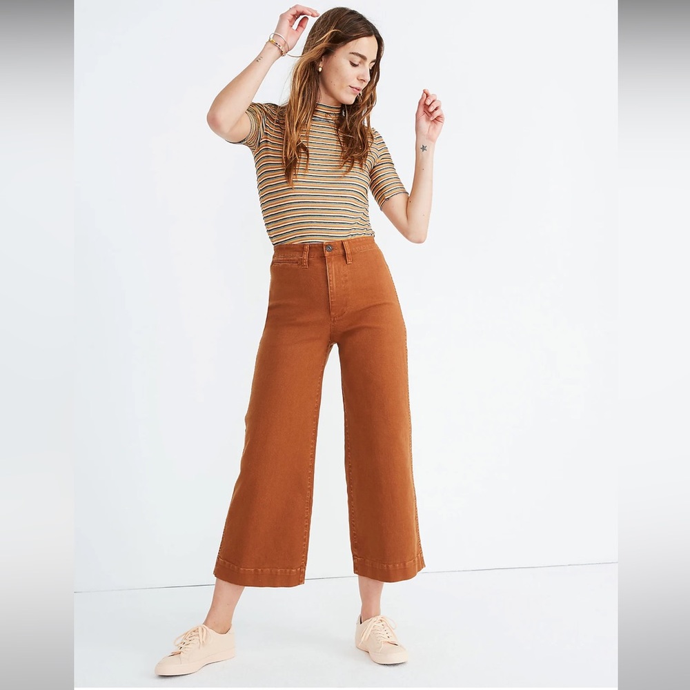 Madewell Emmet Wide Leg Crop Pant